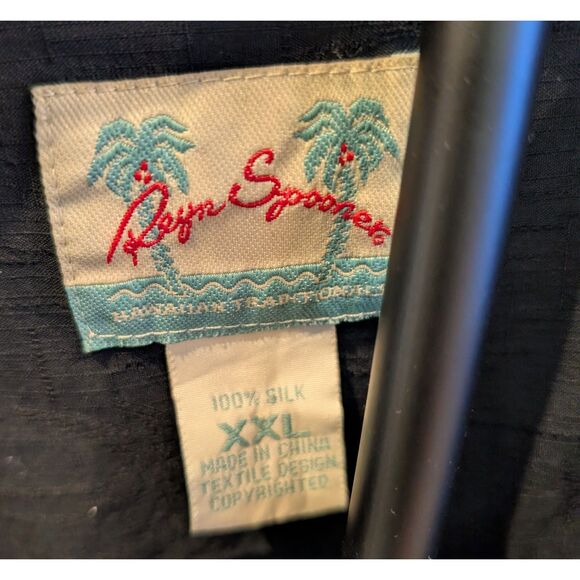Reyn Spooner Men’s Shirt – 100% Silk – Hawaiian Shirt – Palm Tree Pattern – XXL - Picture 3 of 4